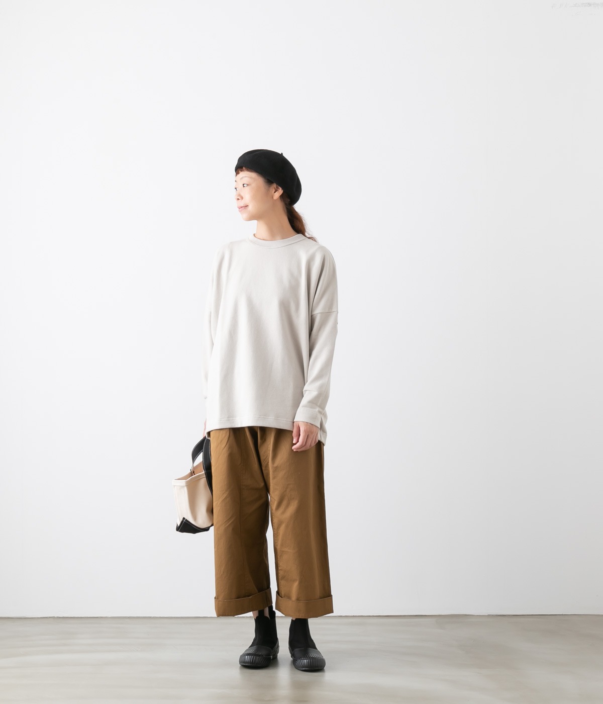 TRAVAIL MANUEL トラバイユ マニュアル ヴィンテージ裏毛 クルーネック プルオーバー 2005-53