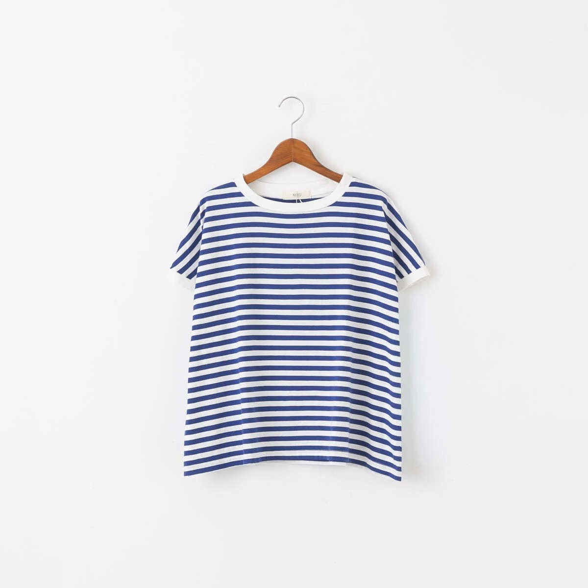NARU ナル クラシック 天竺 ミナミ ボーダー 半袖 Tシャツ 5色 649036BF