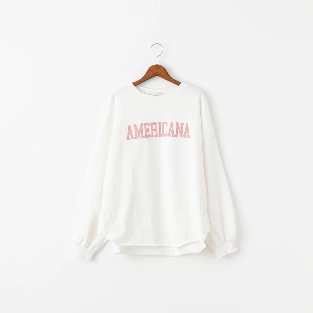 Americana アメリカーナ USED加工 ロングスリーブ Tシャツ 4色 BRF-783A/3