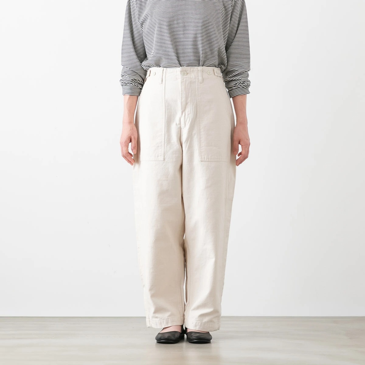 Ordinary fits オーディナリーフィッツ JAMES FATIGUE BACK SATIN ファティーグ ジェームス パンツ 4色 101J-02-326