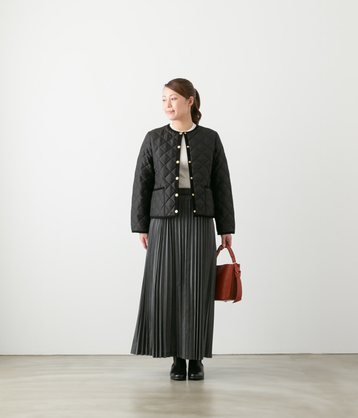 Traditional Weatherwear トラディショナルウェザーウェア ノーカラー キルティング ジャケット アークリー ARKLEY 2色  L252APQC00481AA