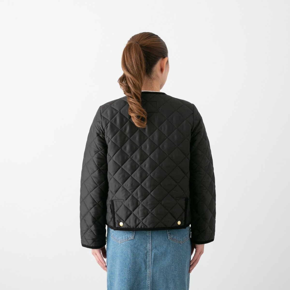 Traditional Weatherwear トラディショナルウェザーウェア ノーカラー キルティング ジャケット アークリー ARKLEY 2色  L252APQC00481AA