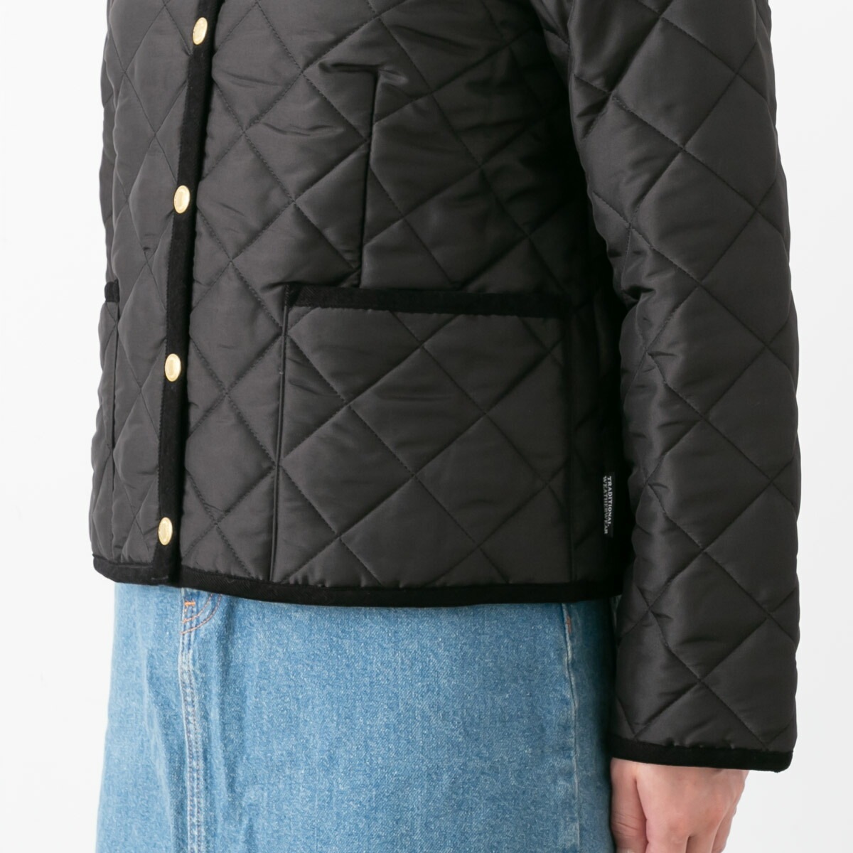 Traditional Weatherwear トラディショナルウェザーウェア ノーカラー キルティング ジャケット アークリー ARKLEY 2色  L252APQC00481AA