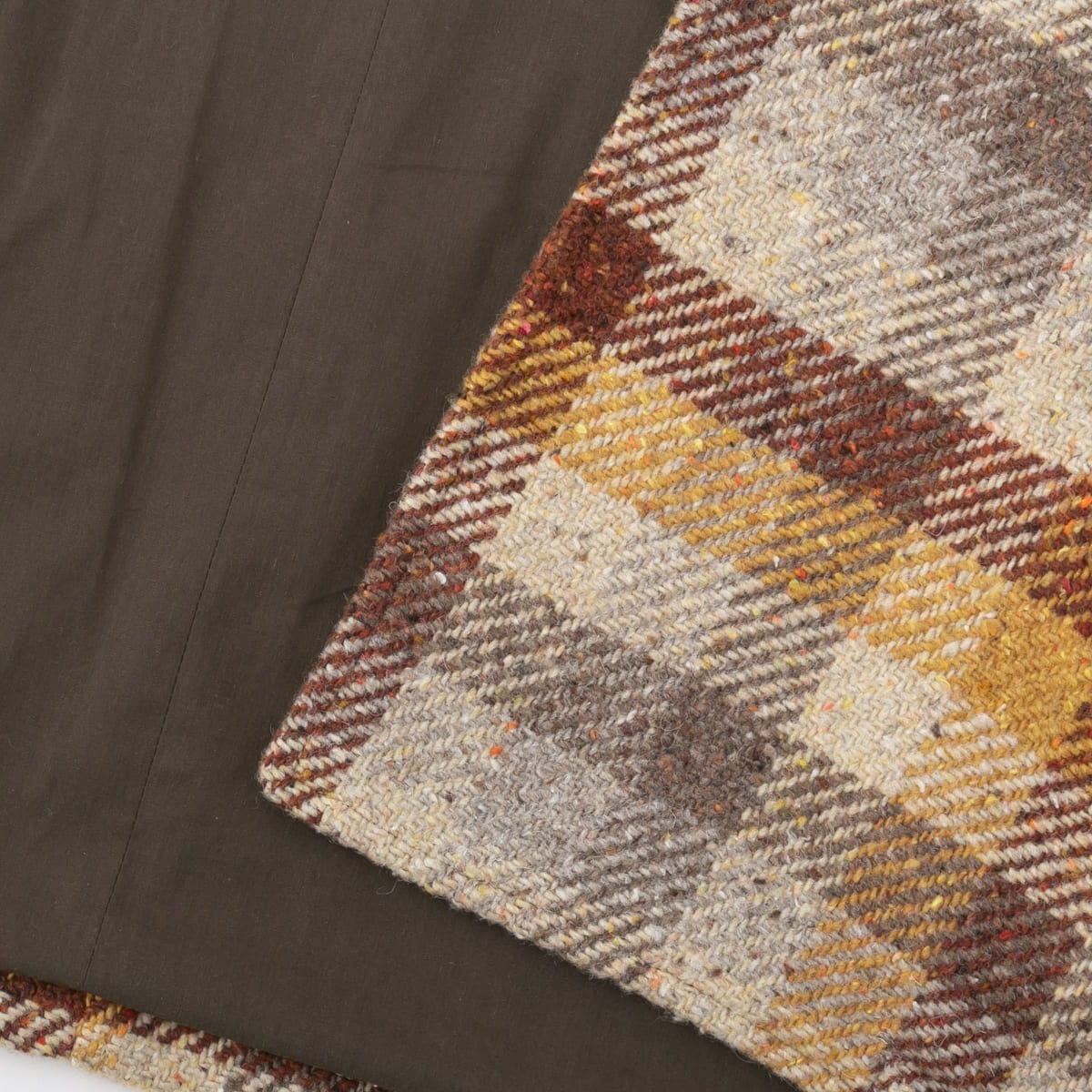 ARMEN アーメン WOOL CHECK OVERSIZED PEACOAT WITH LINING ウール チェック オーバーサイズ ピーコート PNAM2352C