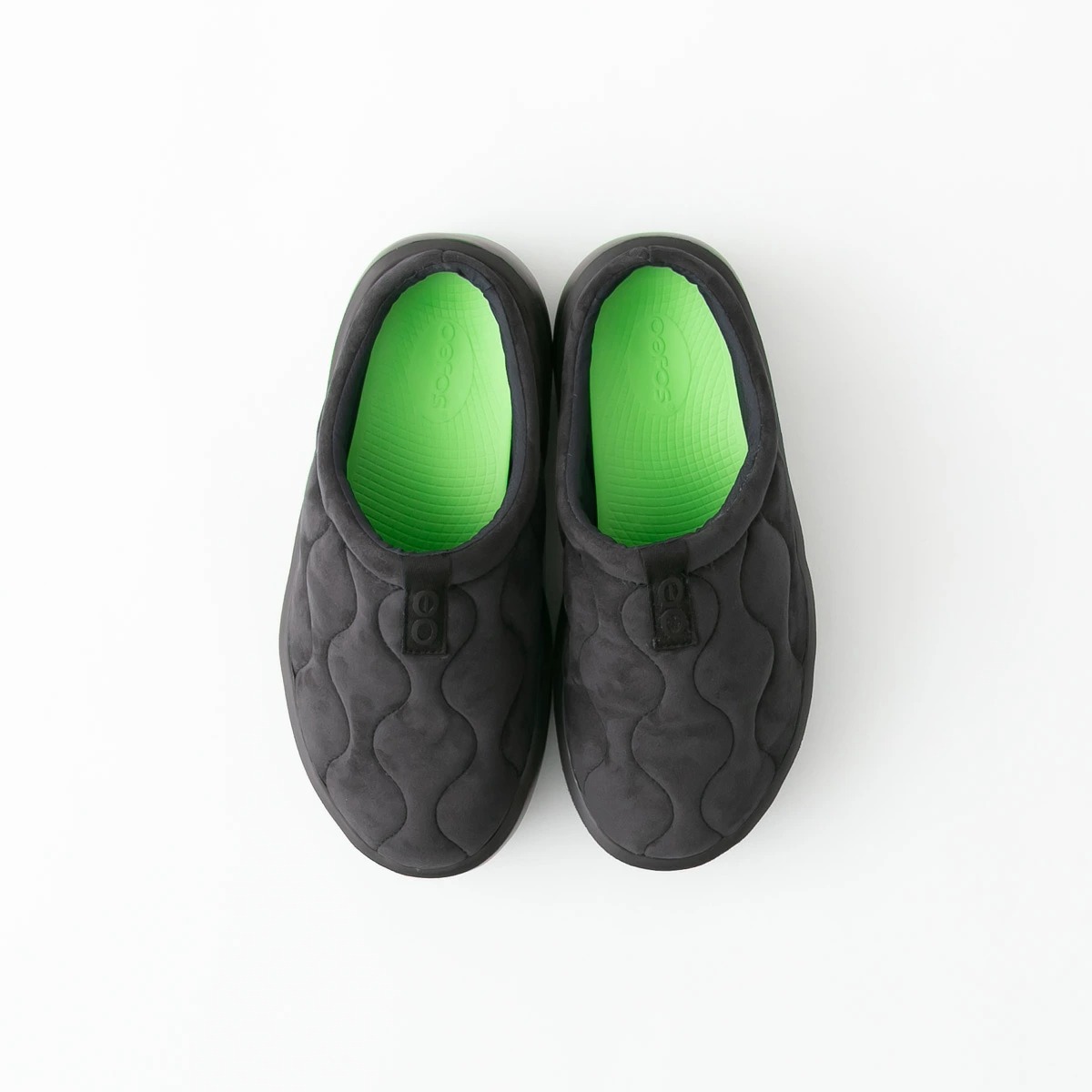 OOFOS ウーフォス Women's OOcoozie Platform Posh リカバリー バックレスミュール