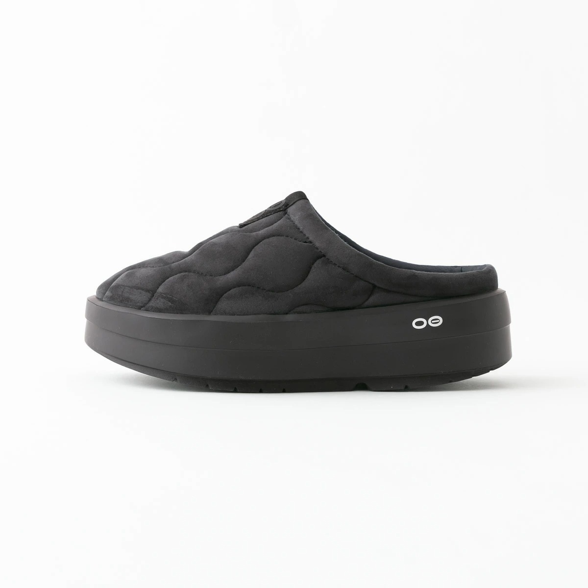 OOFOS ウーフォス Women's OOcoozie Platform Posh リカバリー バックレスミュール