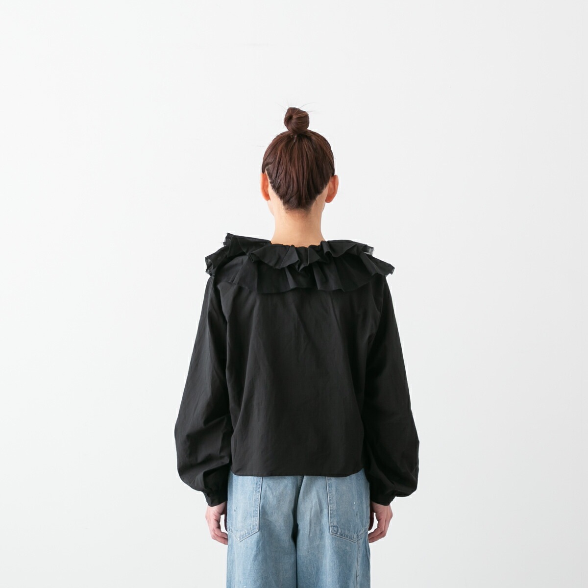 おまとめミズイロインド アンタイトル シャツ2点 mizuiro ind ミズイロインド ダブル フリル シャツ 2色 1-230106