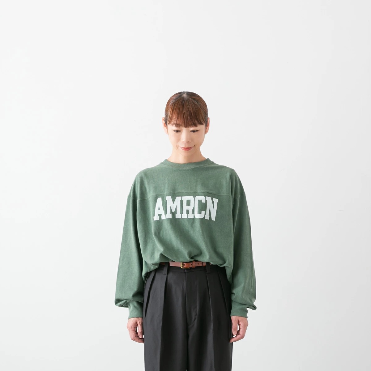 Americana アメリカーナ ヴィンテージ天竺 ロングスリーブ フットボールT 3色 BRF-M-773A/2