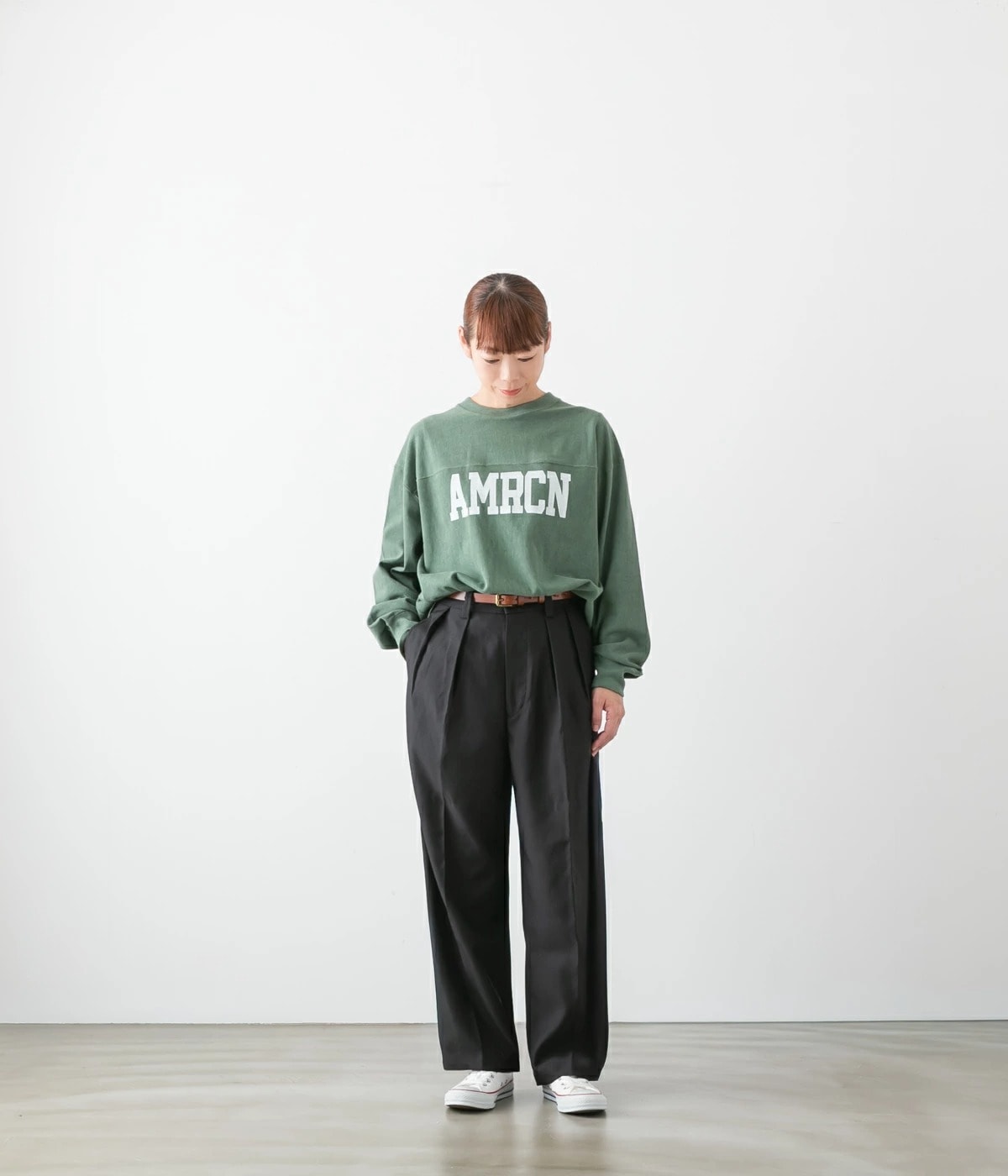 Americana アメリカーナ ヴィンテージ天竺 ロングスリーブ