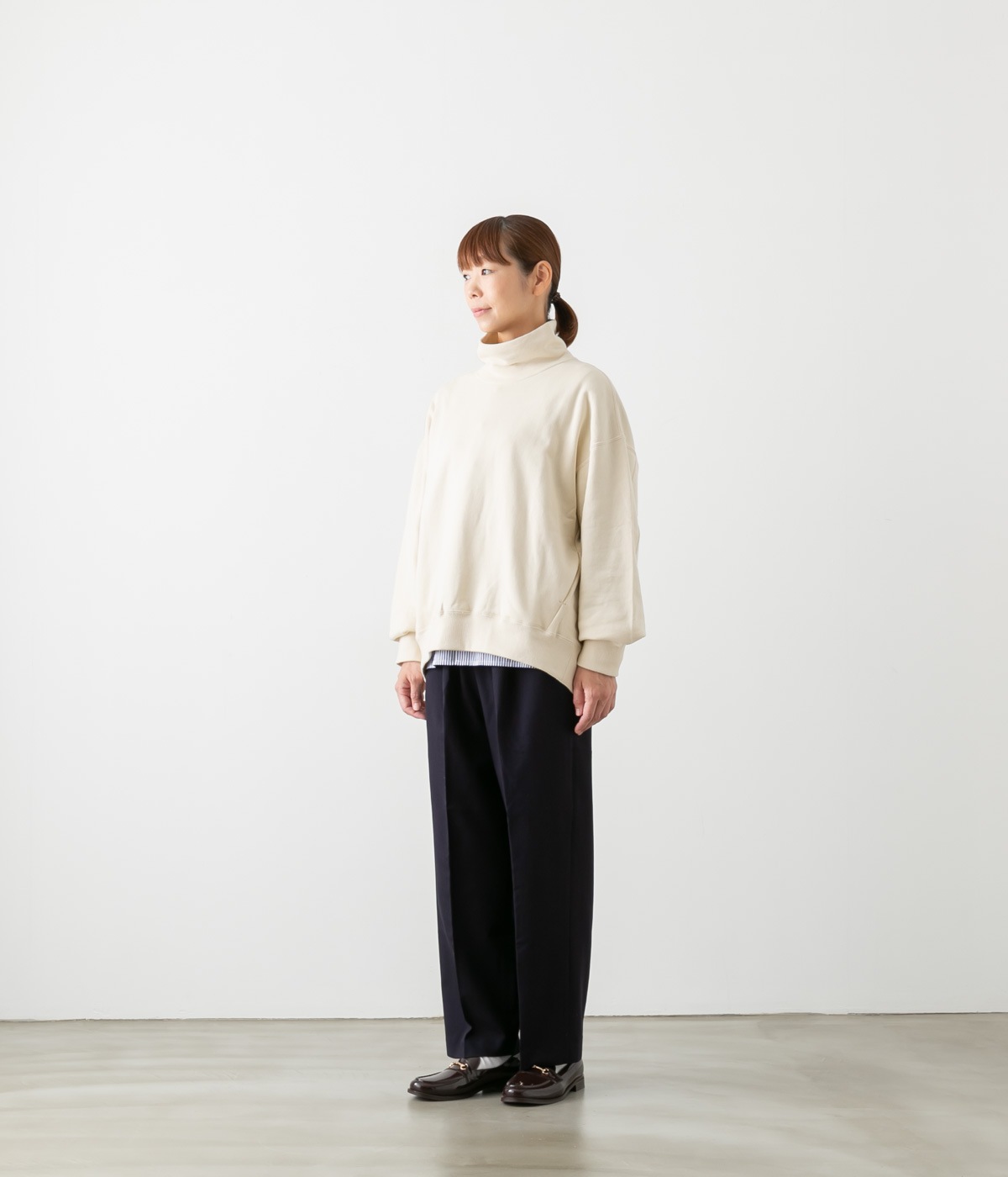 nicholson ＆ nicholson ニコルソン アンド ニコルソン 裏毛スウェット プルオーバー チューン TUNE