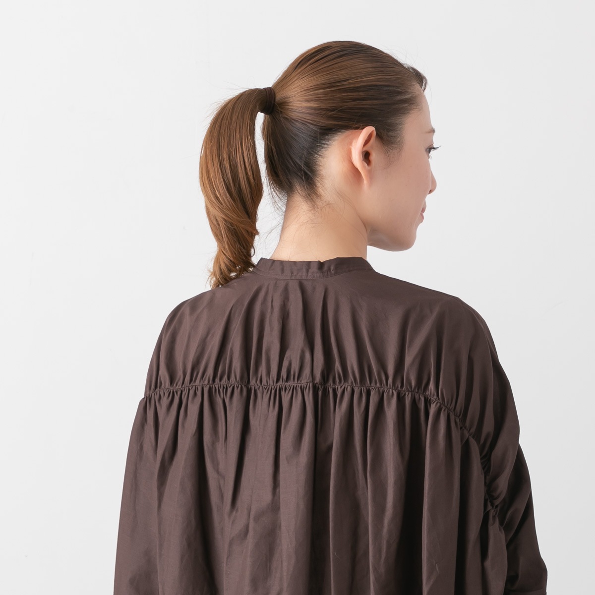 mizuiro ind ミズイロインド バックギャザー ワイド シャツ 9色 238975