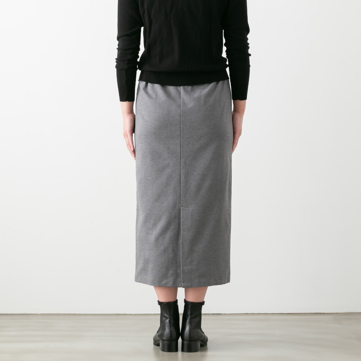 TRAVAIL MANUEL ミラノリブ ロングタイトスカート TRAVAIL MANUEL トラバイユ マニュアル ミラノリブ ロングタイト