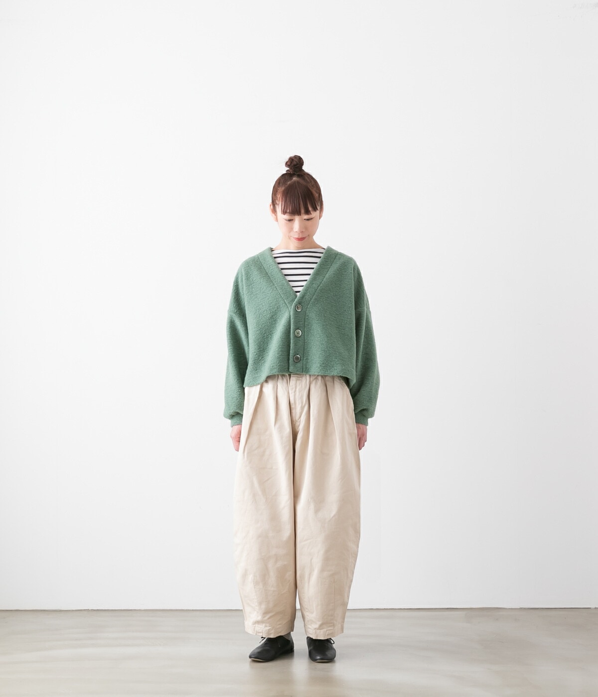 UNIVERSAL SEVEN ユニヴァーサル セヴン スライバー ニット リブニット Vネック カーディガン 3色 US250CT004