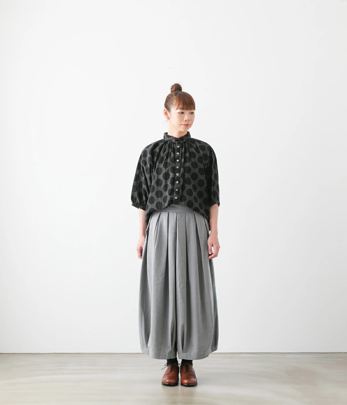 HARVESTY ハーベスティ TR トロピカル ストレッチ サーカス キュロット 3色 A22510