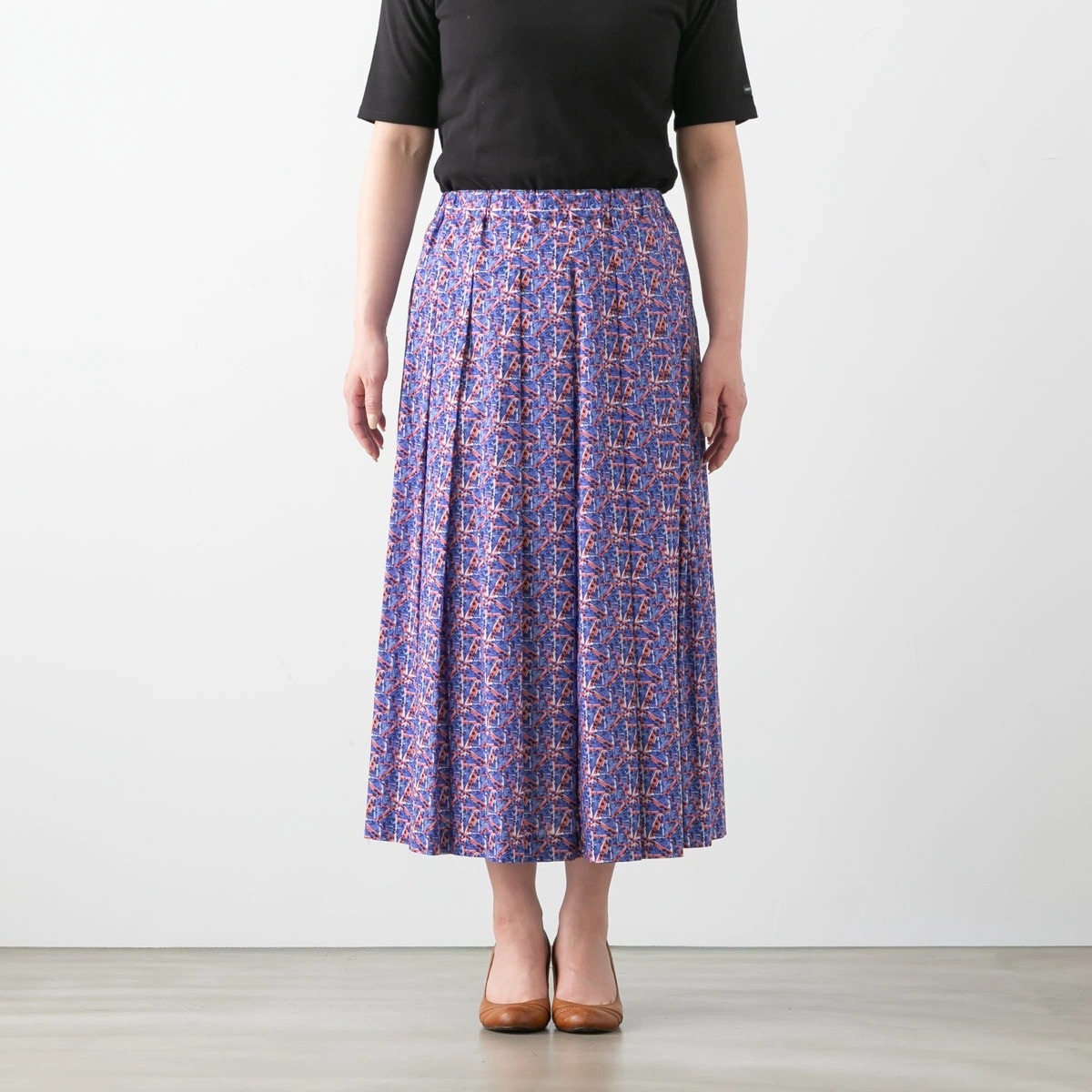 SARAHWEAR サラウェア Liberty Floral Flag Skirt Kelly リバティ