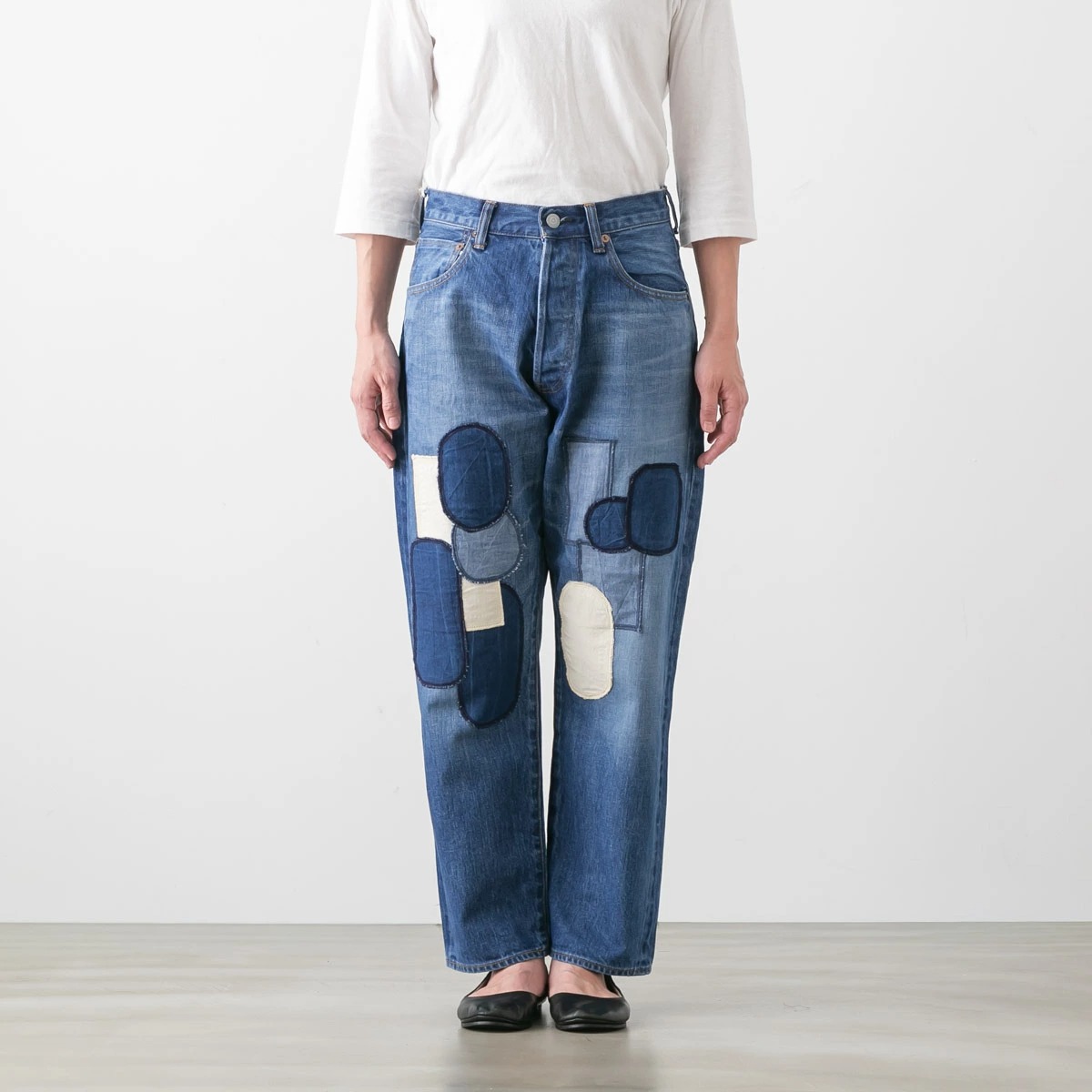 Ordinary fits オーディナリーフィッツ LOOSE ANKLE DENIM PANTS UROKO 108URK-326