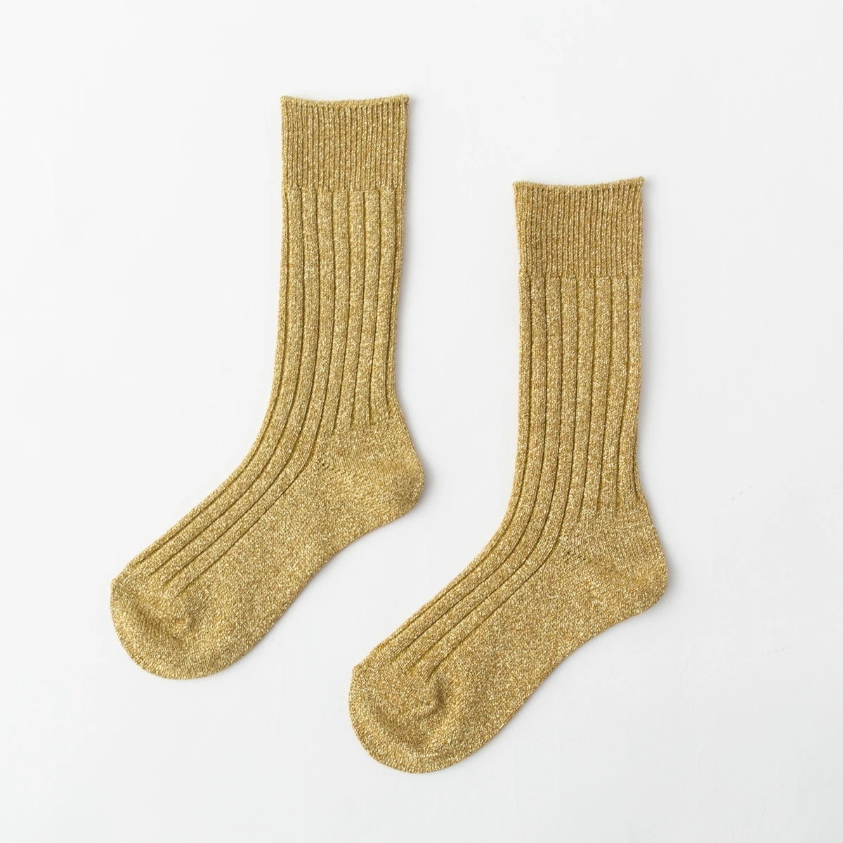 SHOWATABE ショウワタベ Glitter Ribbed Socks グリッター ラメ ソックス SW-25 3色