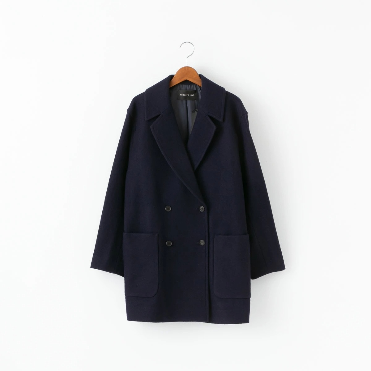 mizuiro ind  ミズイロインド ダブルブレストジャケット 2色 4-270040