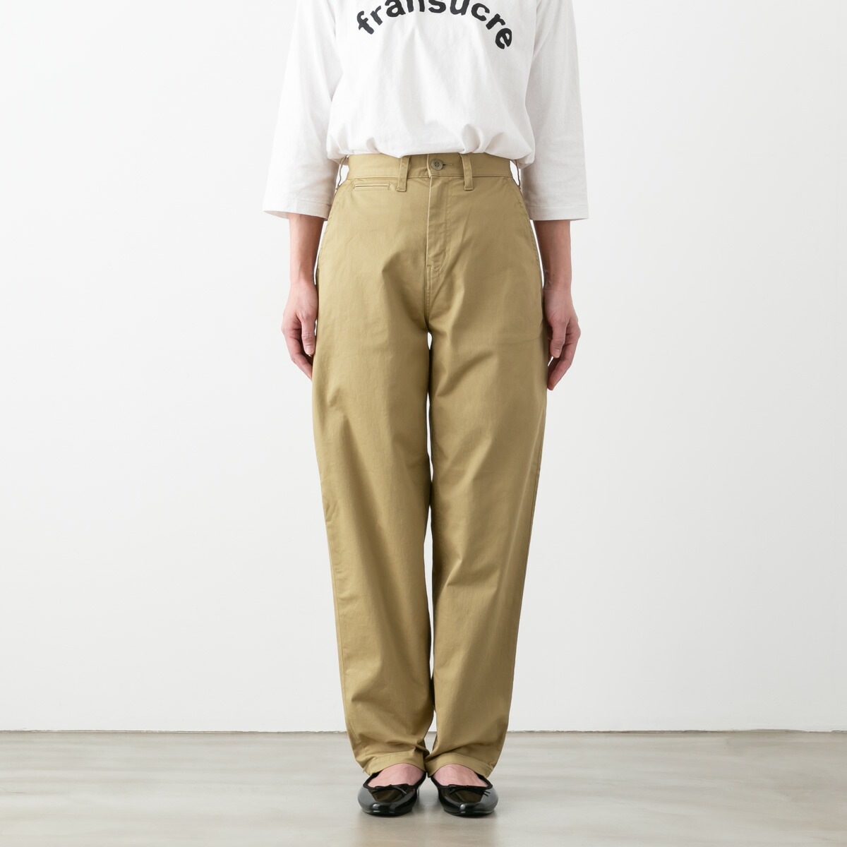 D.M.G ドミンゴ ストレッチチノ カーブライン トラウザー 4色 14-316T