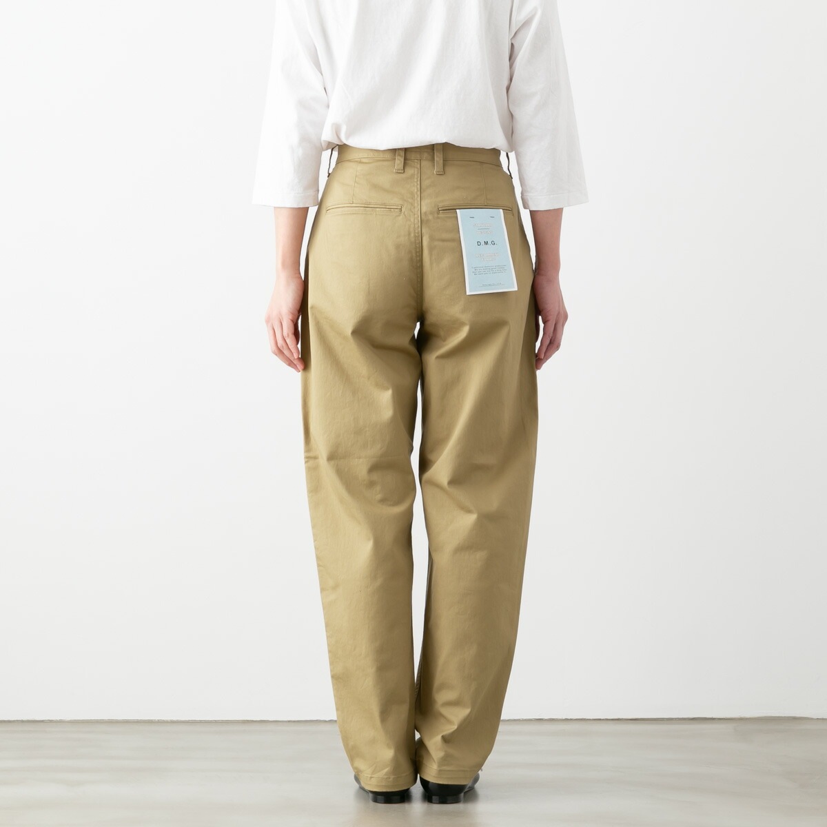 D.M.G ドミンゴ ストレッチチノ カーブライン トラウザー 4色 14-316T