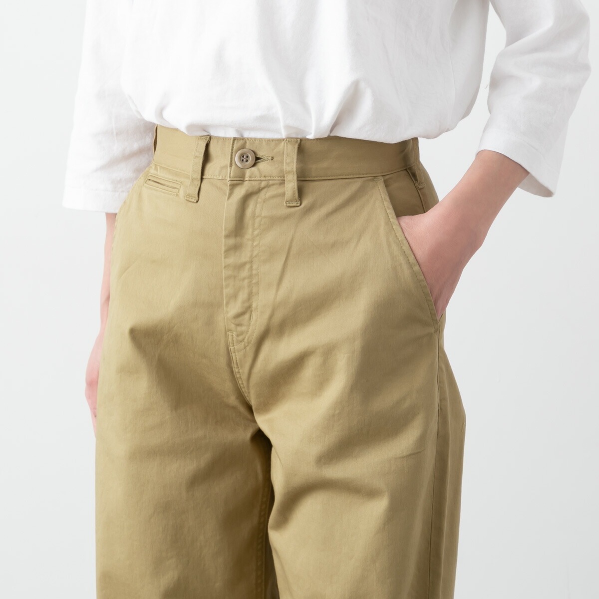 D.M.G ドミンゴ ストレッチチノ カーブライン トラウザー 4色 14-316T