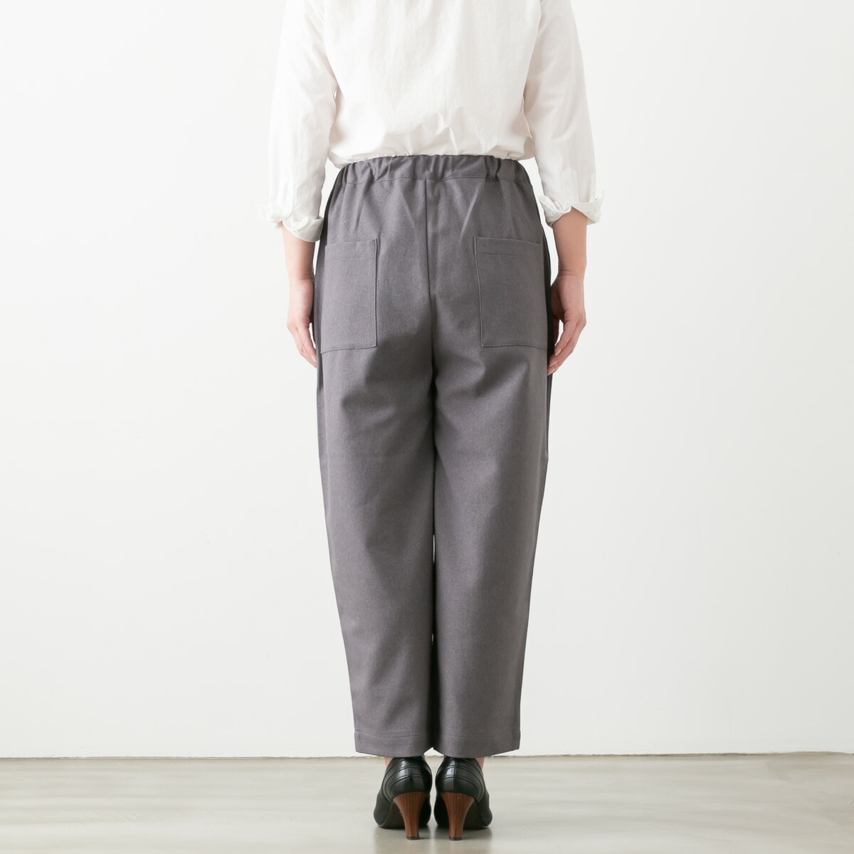 TISSU ティシュ FLAVOR ウールライクツイル タックパンツ 3色 TS230PT082