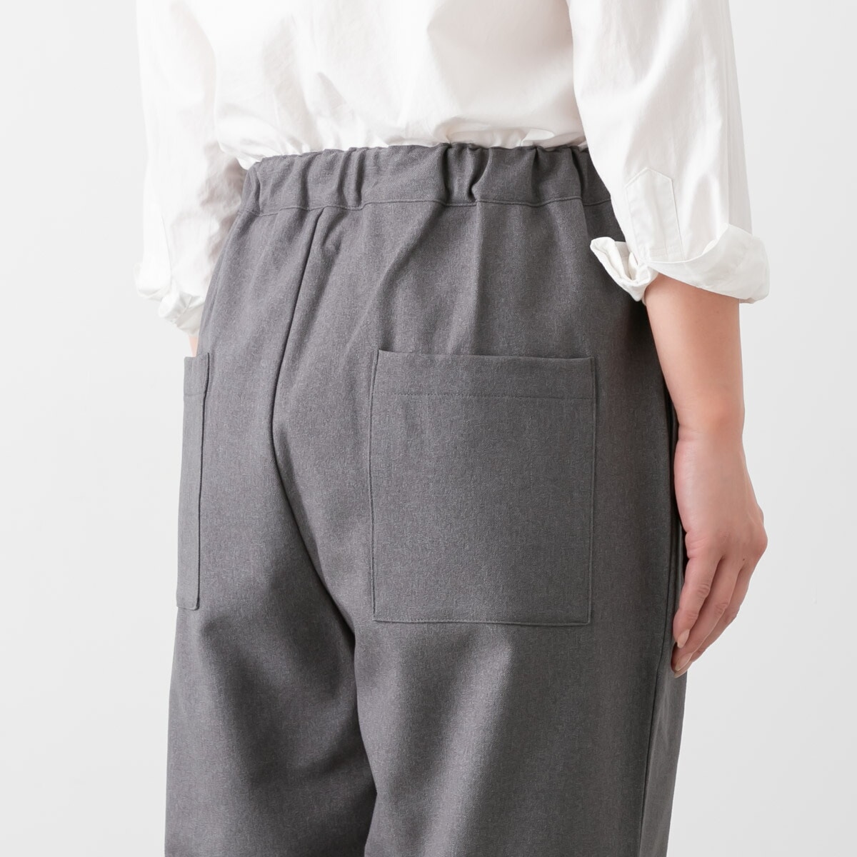 TISSU ティシュ FLAVOR ウールライクツイル タックパンツ 3色 TS230PT082