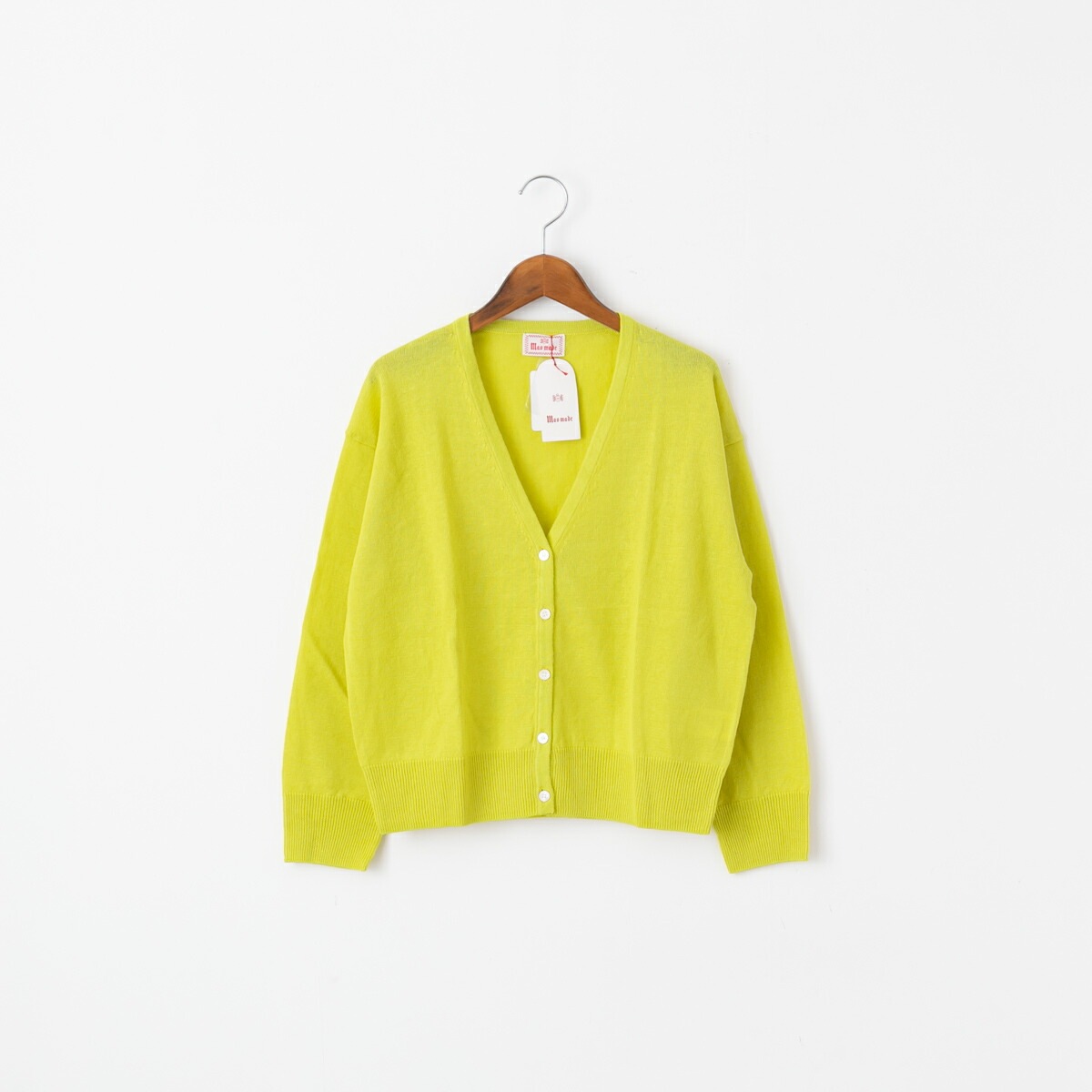 maomade マオメイド UVカット リネン Vネック カーディガン 8色 511110