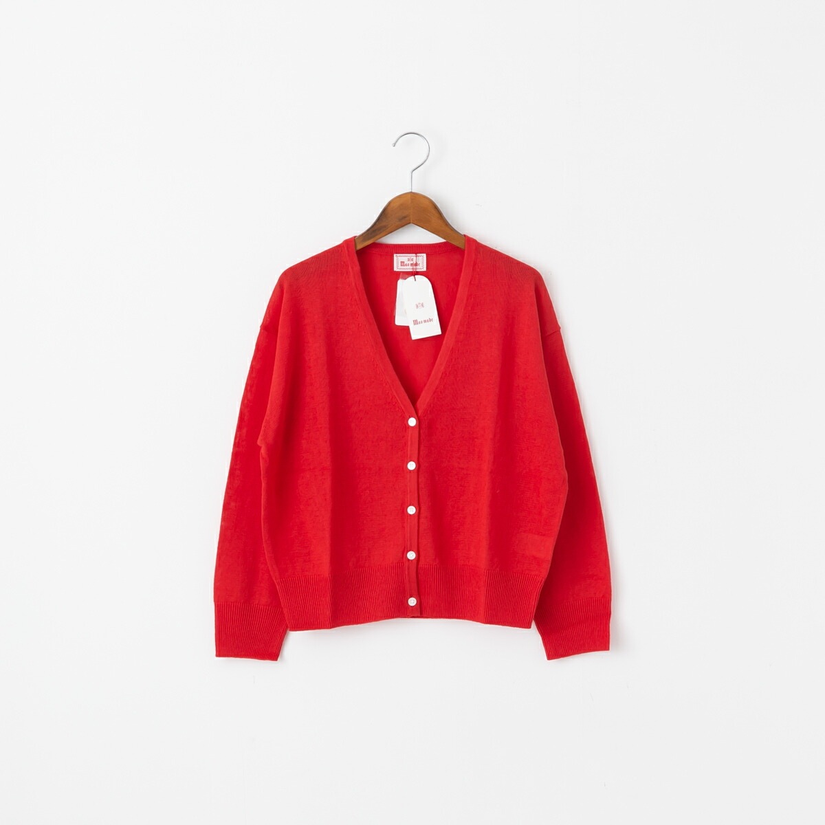 maomade マオメイド UVカット リネン Vネック カーディガン 8色 511110