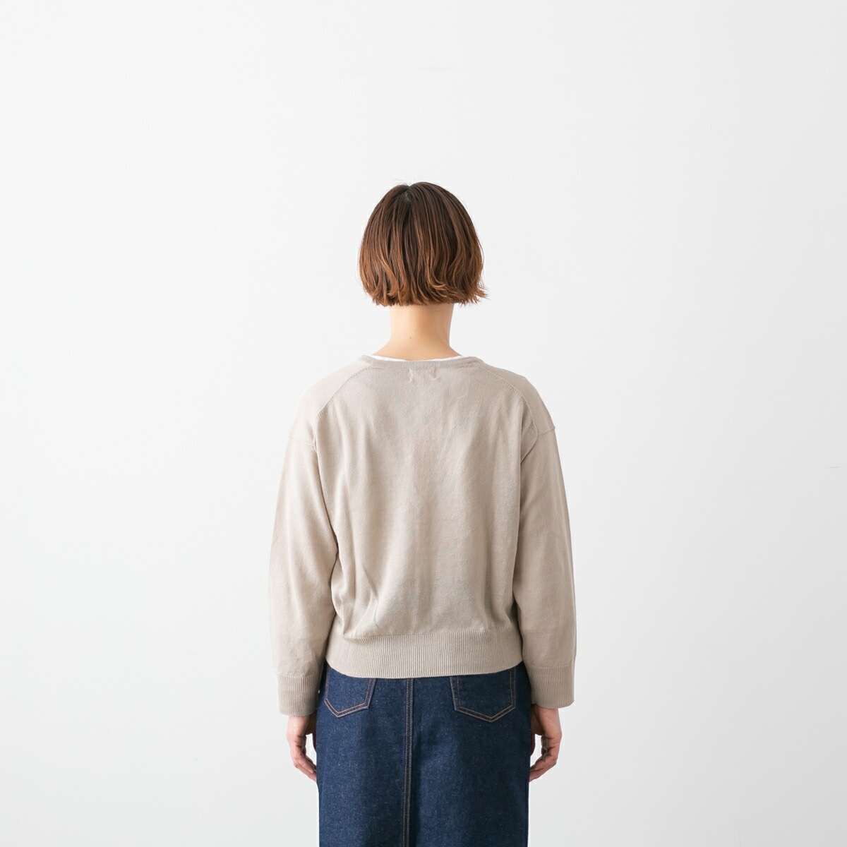 maomade マオメイド UVカット リネン Vネック カーディガン 8色 511110