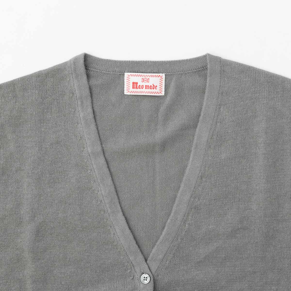 maomade マオメイド UVカット リネン Vネック カーディガン 8色 511110