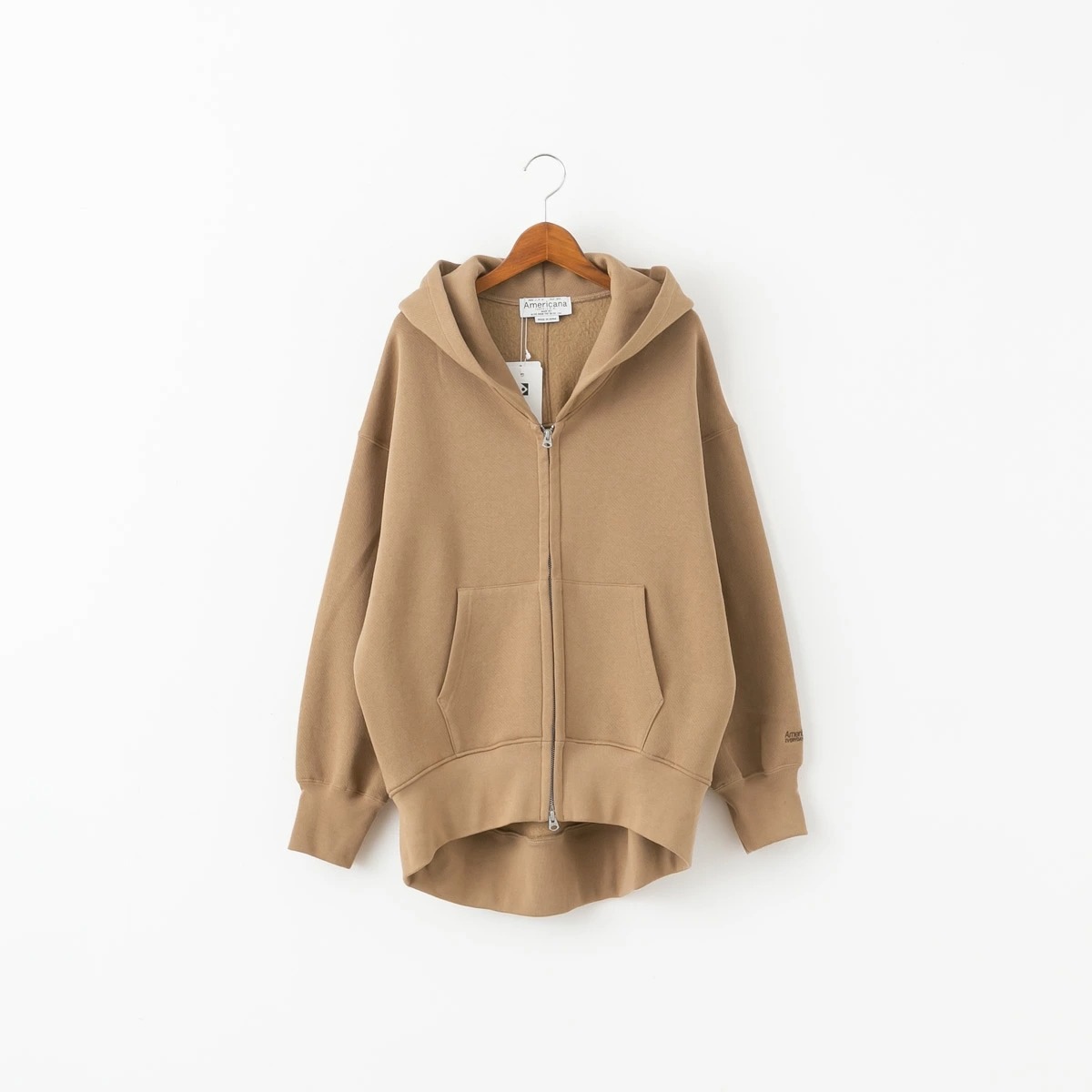 Americana アメリカーナ ワイド フルジップ フーディー 4色 BRF-803A