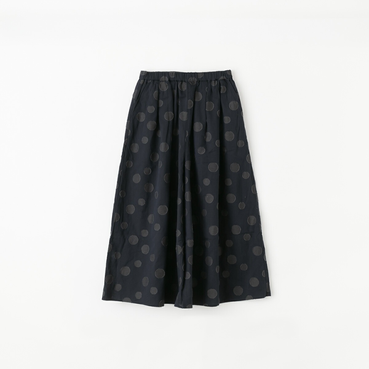 UNIVERSAL SEVEN ユニヴァーサル セヴン コットンリネン ドット ジャガード パンツ 2色 US242PT023