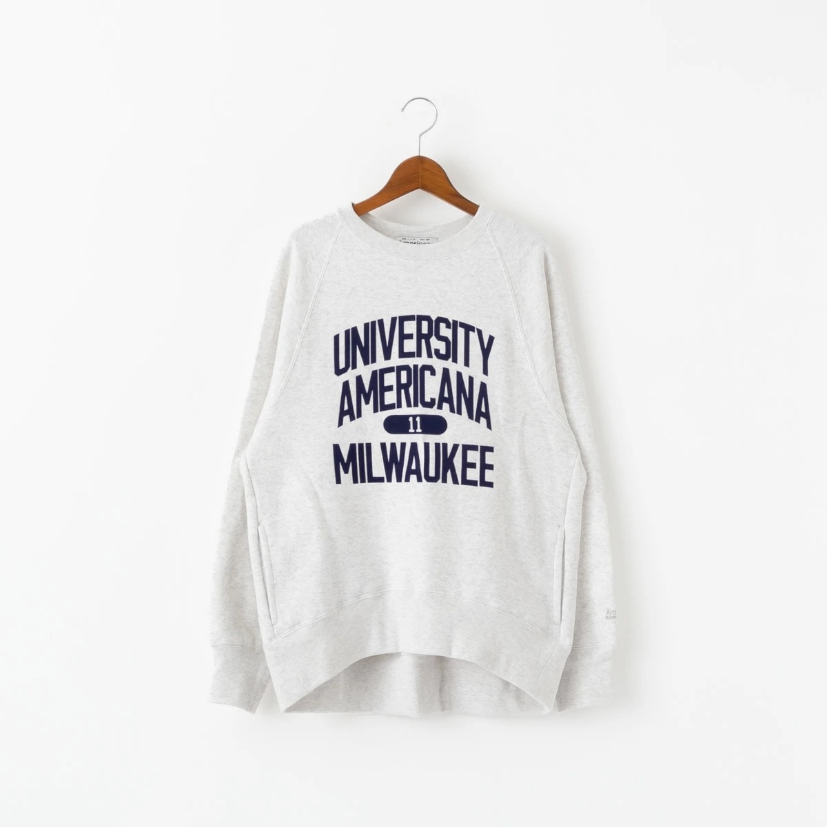 Americana アメリカーナ ボリュームスリーブ クルーネック スウェット 3色 BRF-797A/2