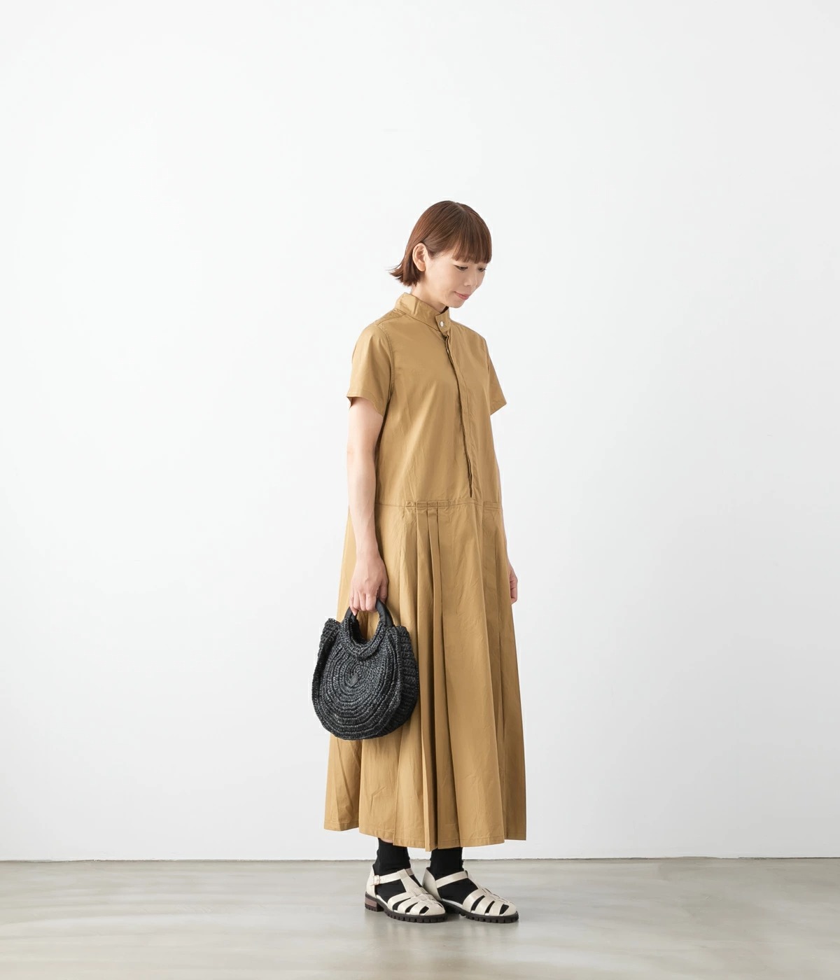 UNIVERSAL TISSU ユニヴァーサルティシュ ブロード ホスピタル ワンピース 4色 UT202OP040