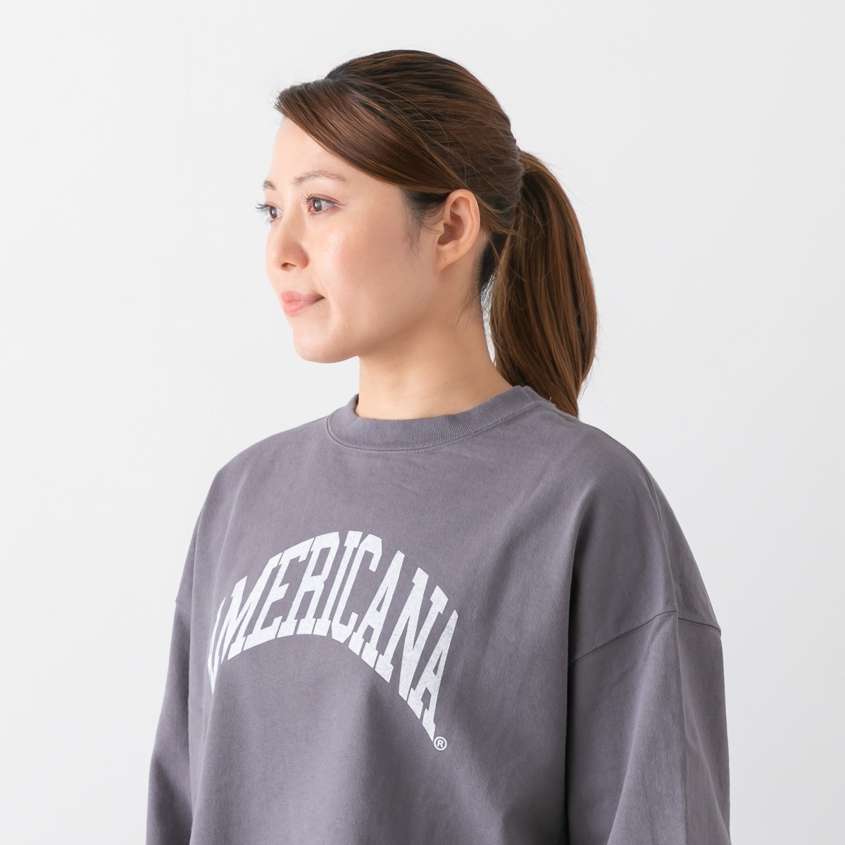 Americana アメリカーナ USED加工 ロングスリーブ Tシャツ 4色 BRF-783A/1