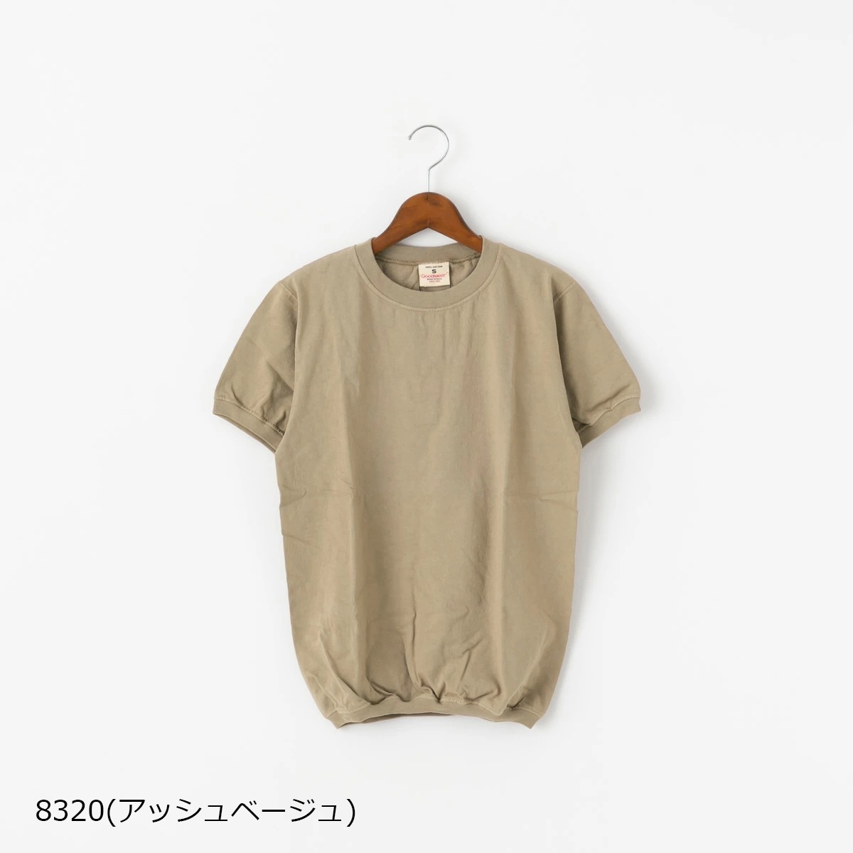 GOODWEAR グッドウェア クルーネック 半袖 リブ Tシャツ NGT9801