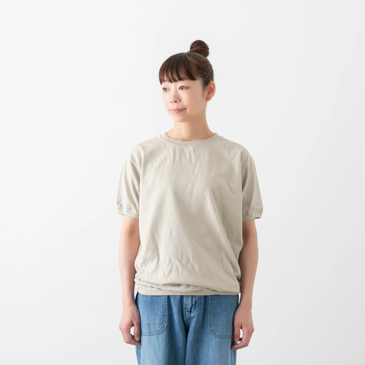 GOODWEAR グッドウェア クルーネック 半袖 リブ Tシャツ NGT9801