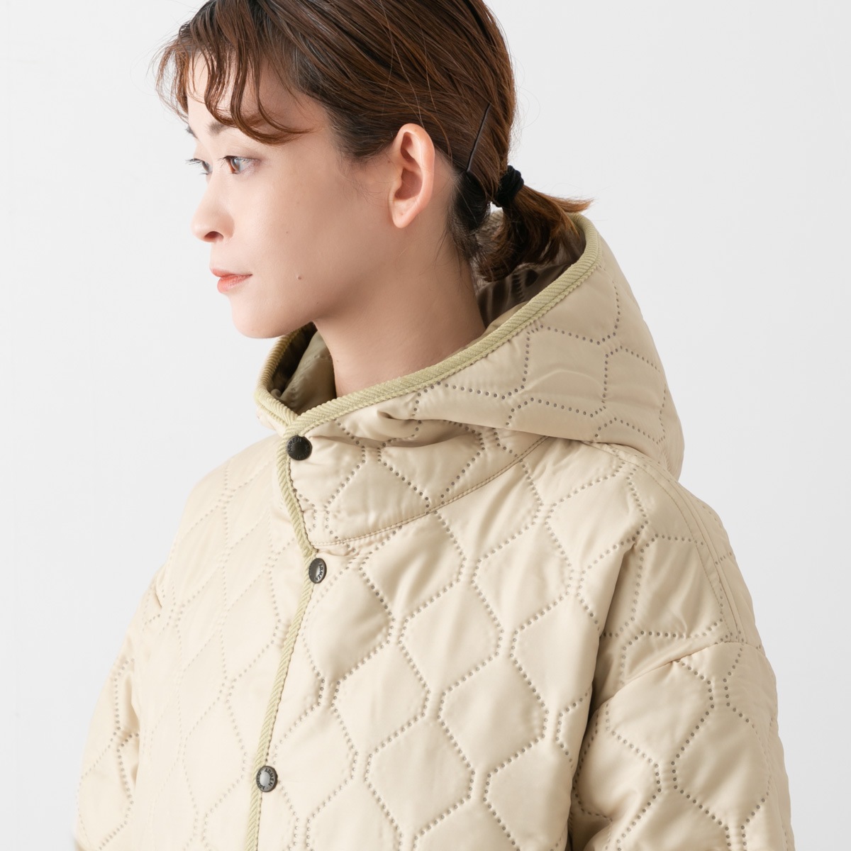 ARMEN アーメンミドルレングス オーバーサイズド キルティング