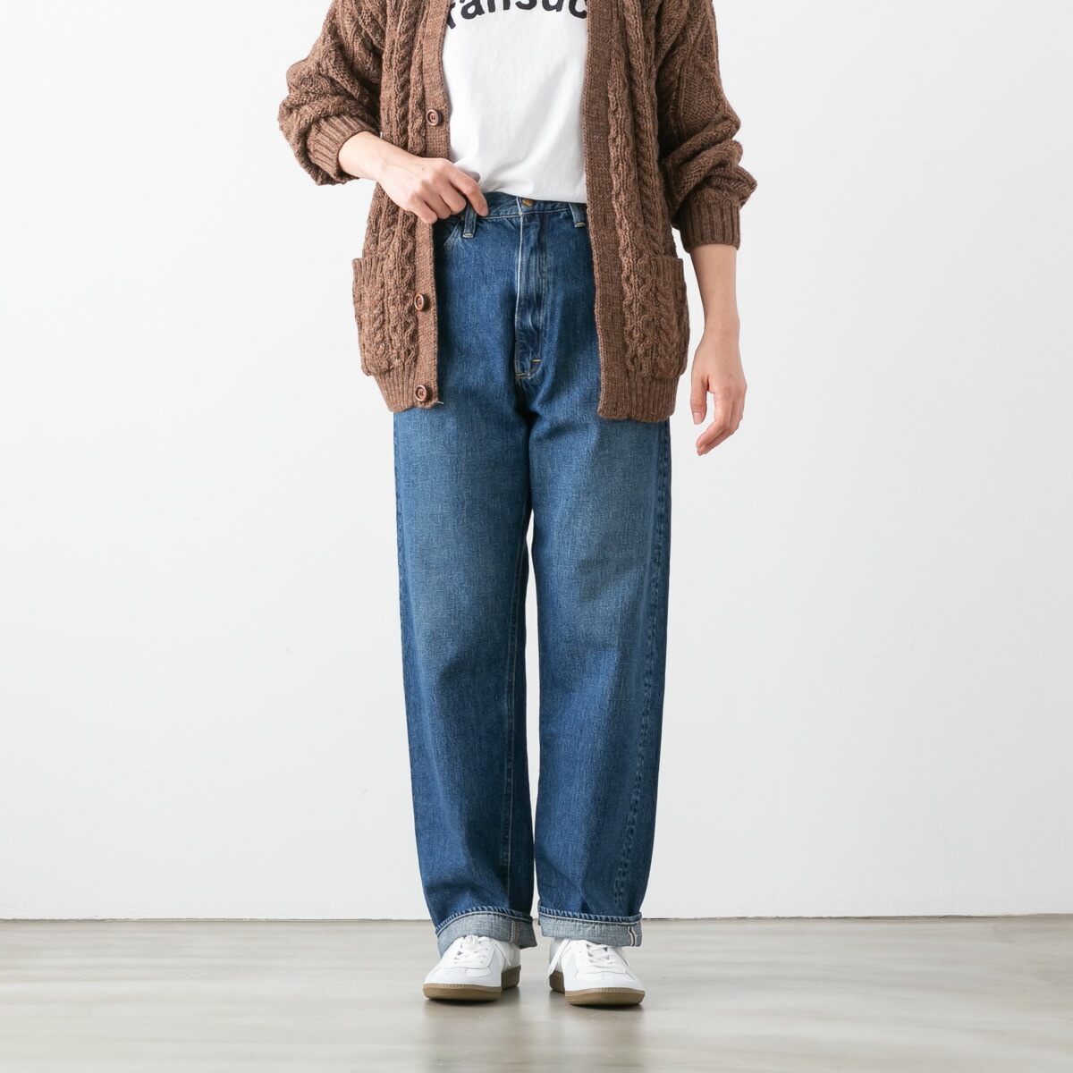 orSlow オアスロウ High Rise Denim Pants DENIM USED ハイライズ デニム パンツ 00-1040-95
