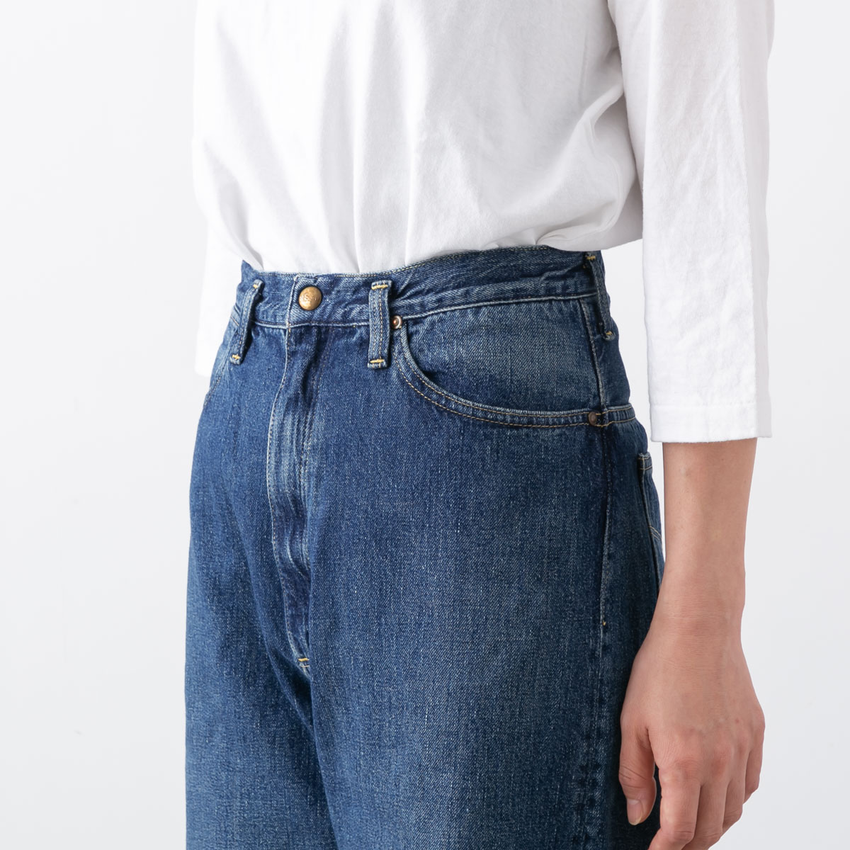 orSlow オアスロウ High Rise Denim Pants DENIM USED ハイライズ デニム パンツ 00-1040-95