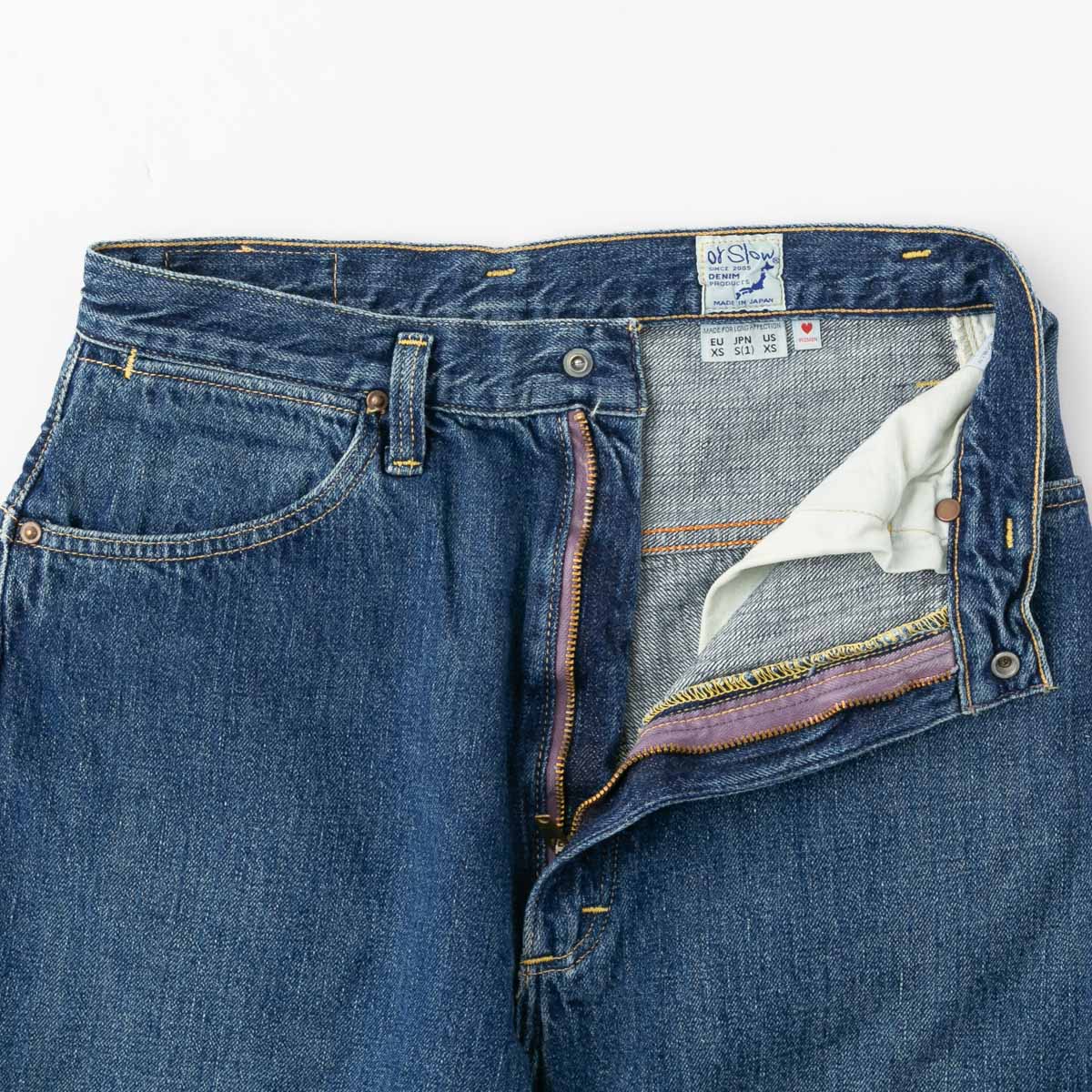 orSlow オアスロウ High Rise Denim Pants DENIM USED ハイライズ デニム パンツ 00-1040-95