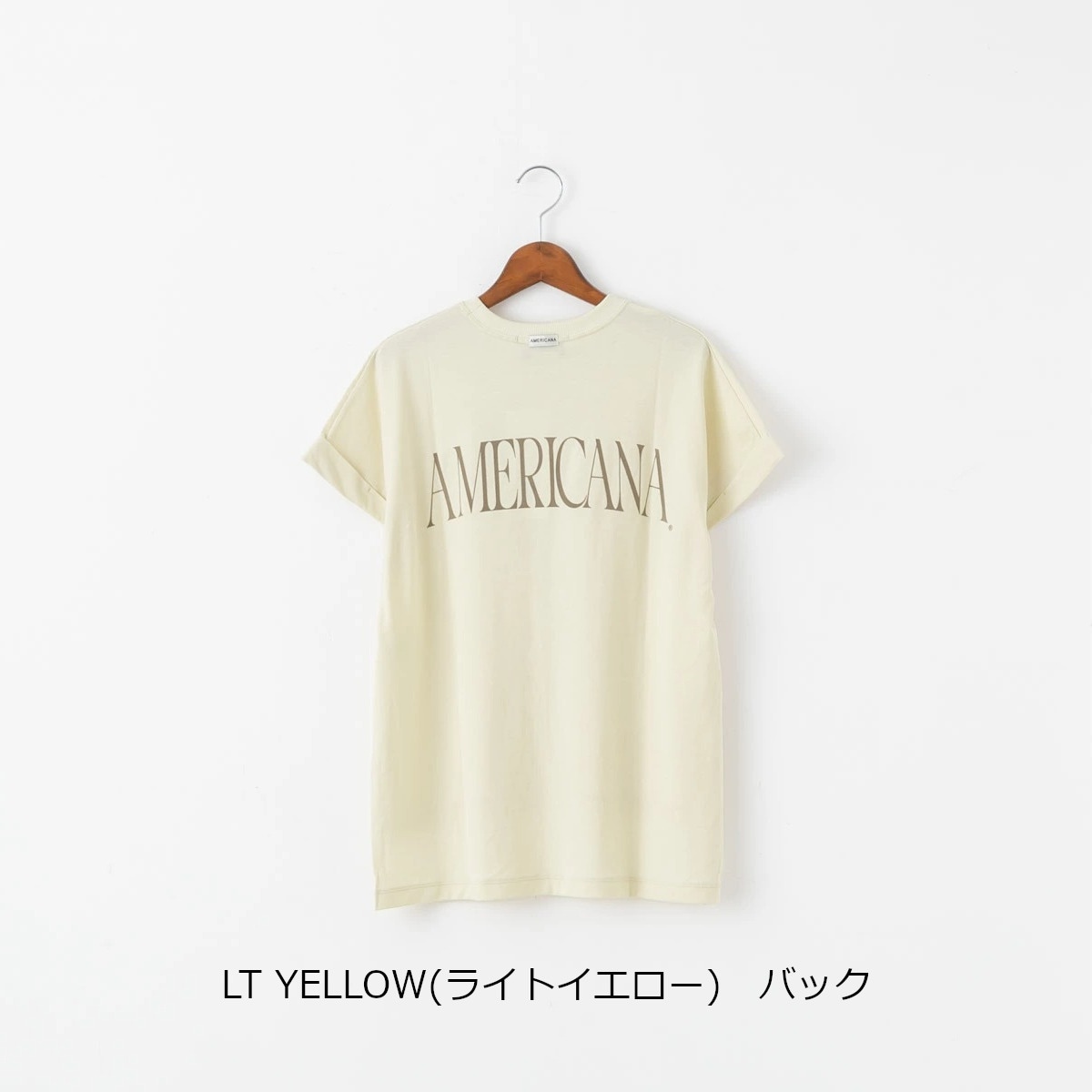 Americana アメリカーナ バックプリント Tシャツ AMERICANA 4色 BRF-M-822A