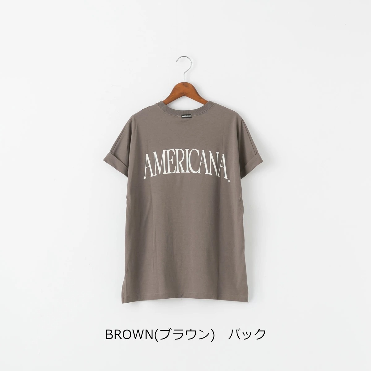 Americana アメリカーナ バックプリント Tシャツ AMERICANA 4色 BRF-M-822A