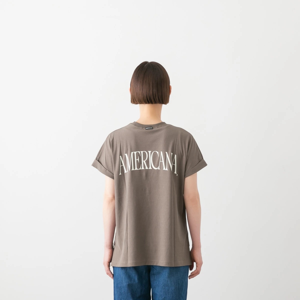 Americana アメリカーナ バックプリント Tシャツ AMERICANA 4色 BRF-M-822A