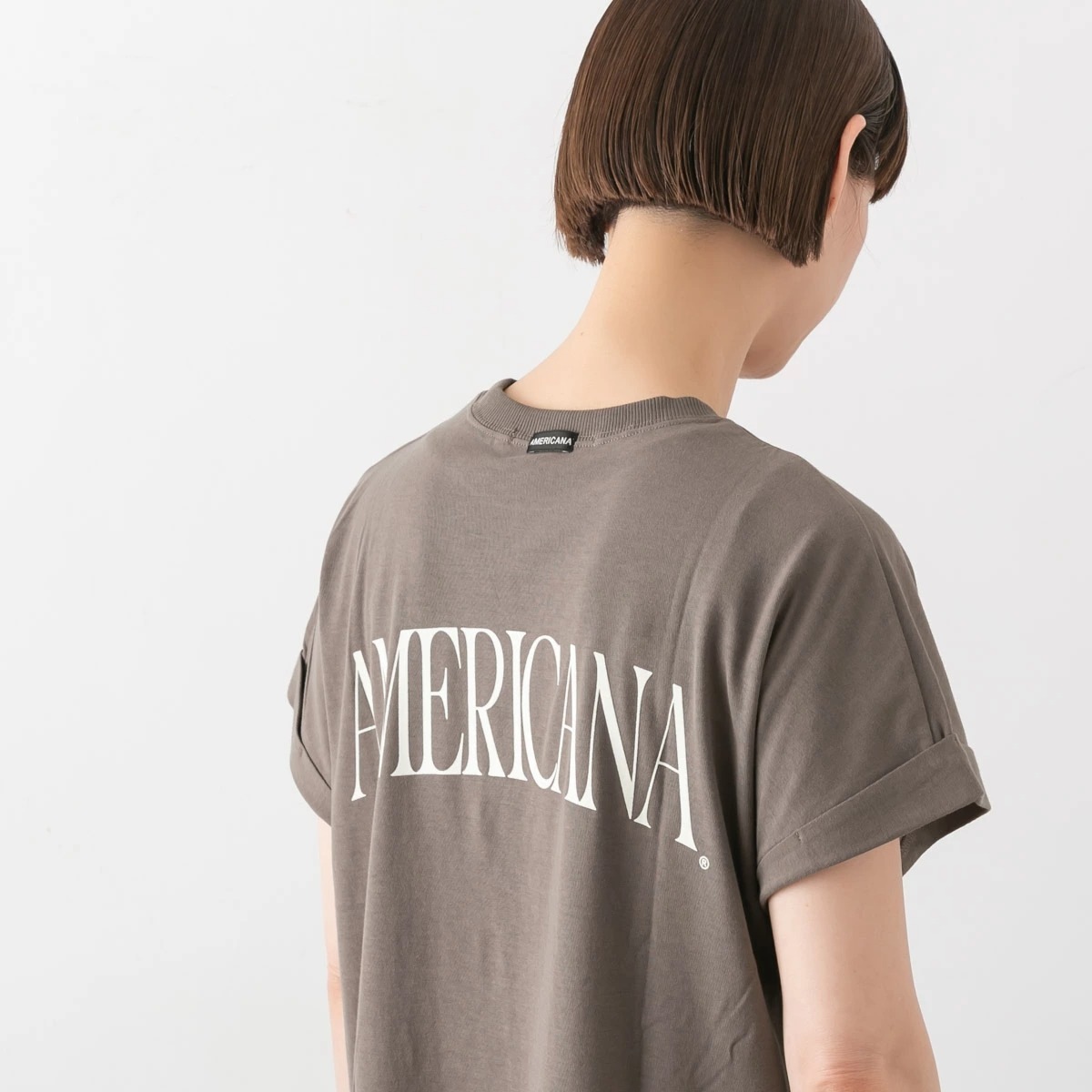 Americana アメリカーナ バックプリント Tシャツ AMERICANA 4色 BRF-M-822A