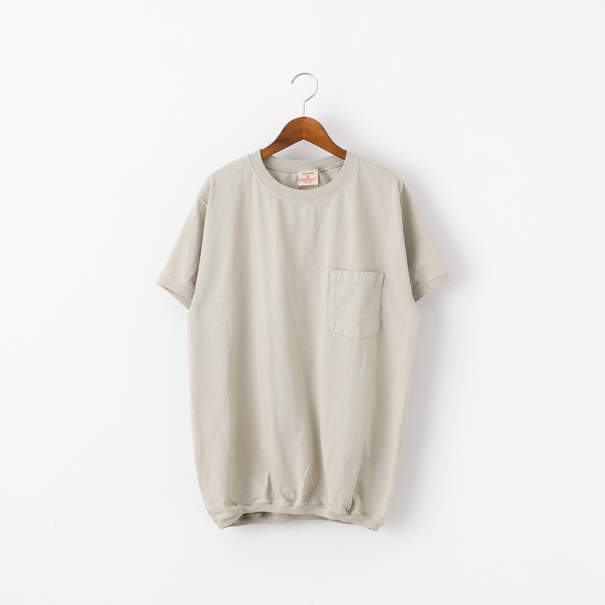 グッドウェア/GOODWEAR クルーネック半袖ポケットリブTシャツ ポケットTシャツ ポケT NGT9801P レディース メンズ[1点のみメール便可能] Goodwear グッドウェア/GOODWEAR クルーネック半袖ポケットリブT