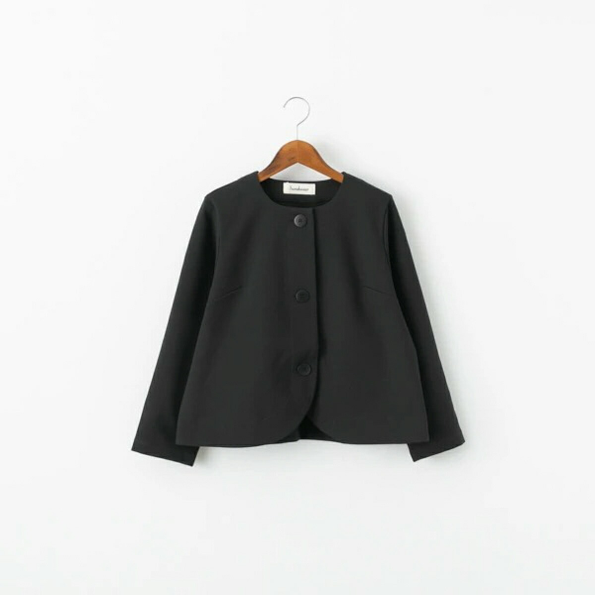 SARAHWEAR サラウェア ポンチ ノーカラー ジャケット 3色 C91175