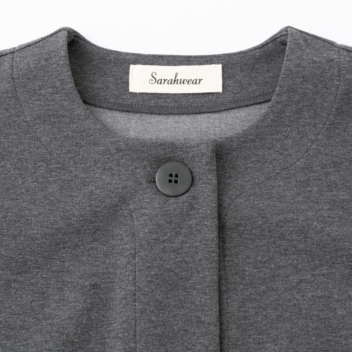 SARAHWEAR サラウェア ポンチ ノーカラー ジャケット 3色 C91175