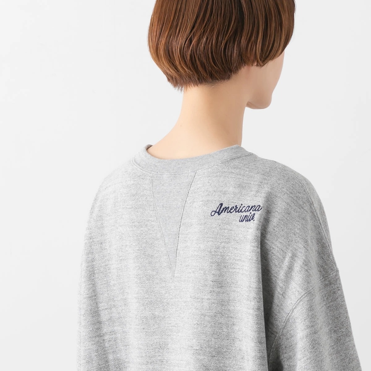 Americana アメリカーナ 14G 裏毛 クロップド カットオフ スウェット 4